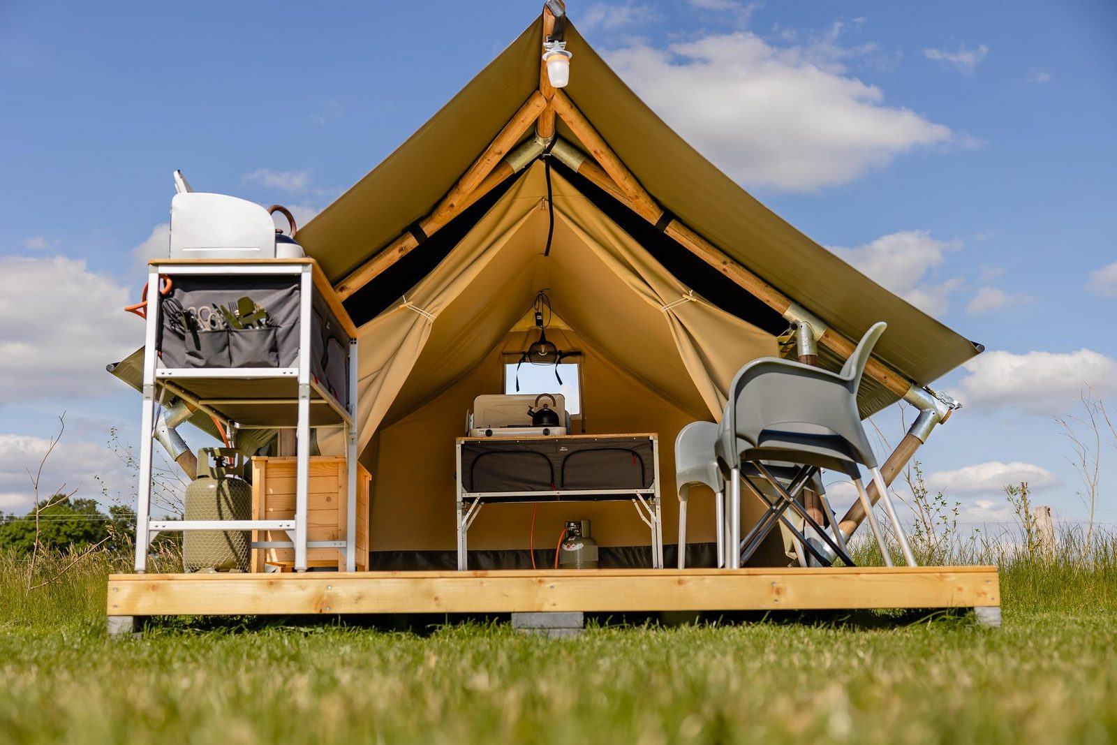 Glamping Belltent 2/4-persoons