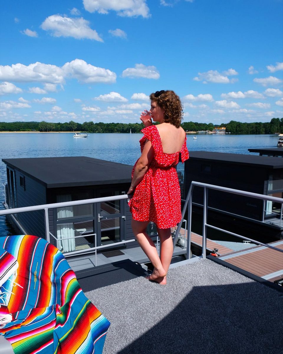 Houseboat Marina Mookerplas 4-6 persons (roof terrace)