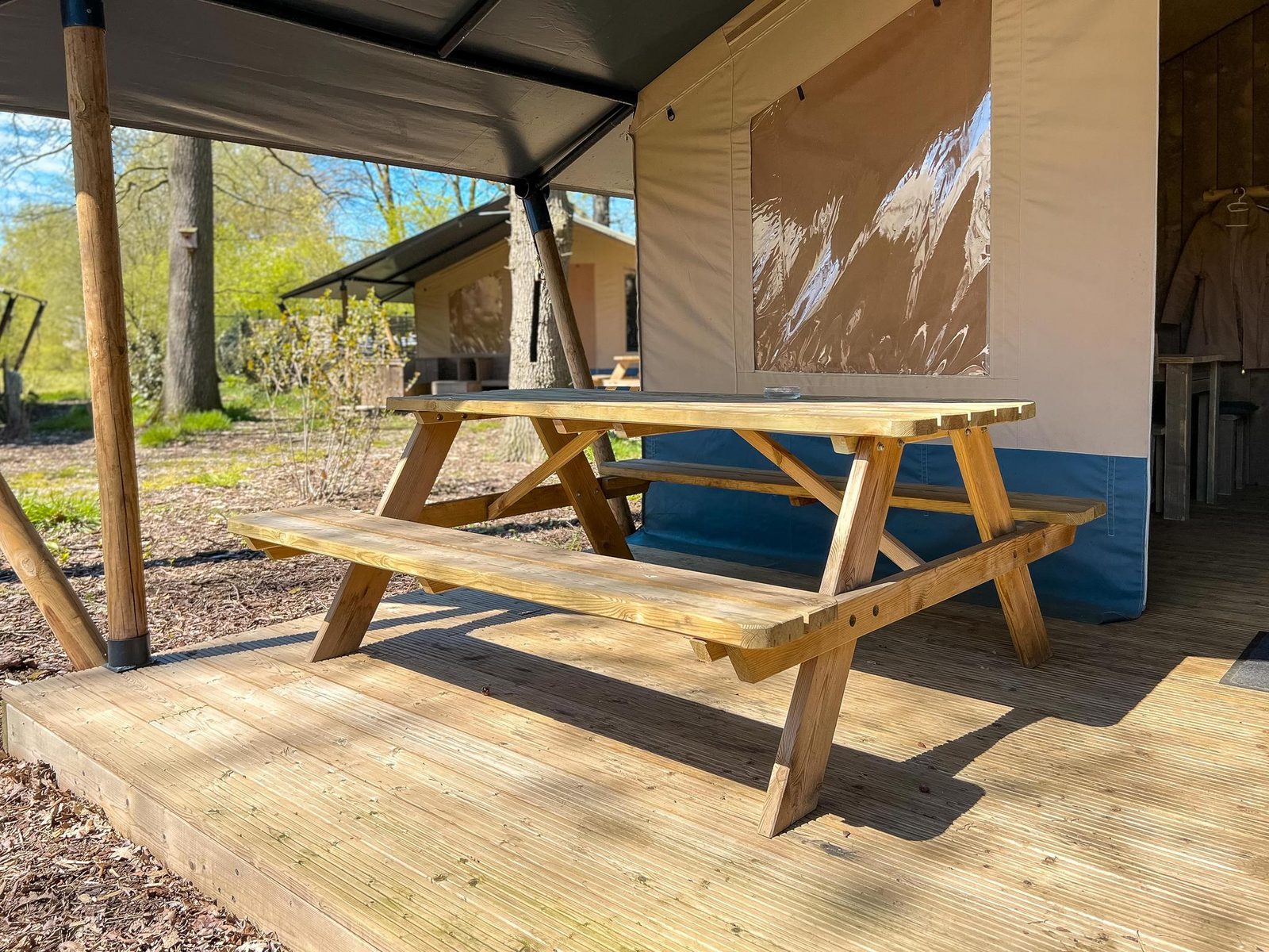 Luxe safaritent met sanitair | 6 personen