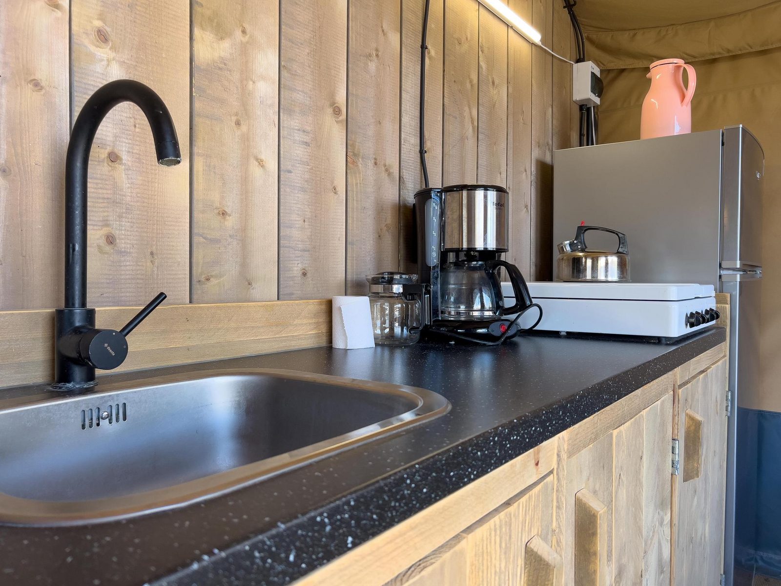 Luxe safaritent met sanitair | 6 personen