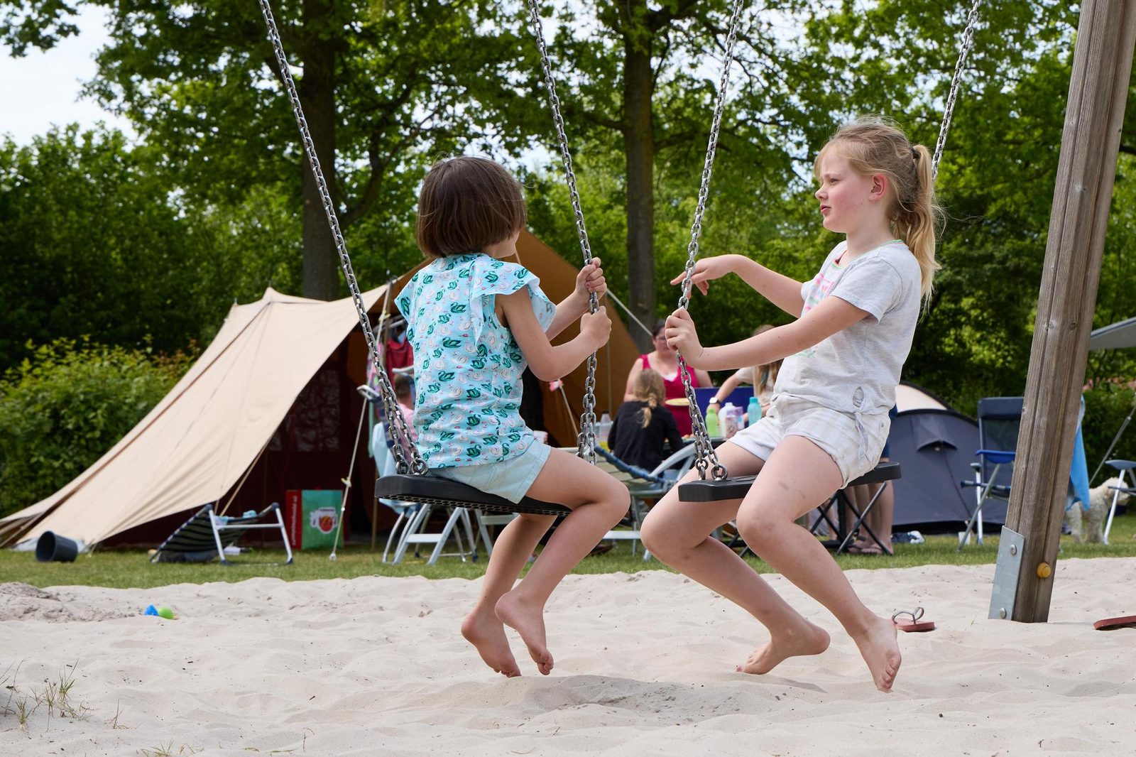 Camping 't Veld - Comfort plus kampeerplaats
