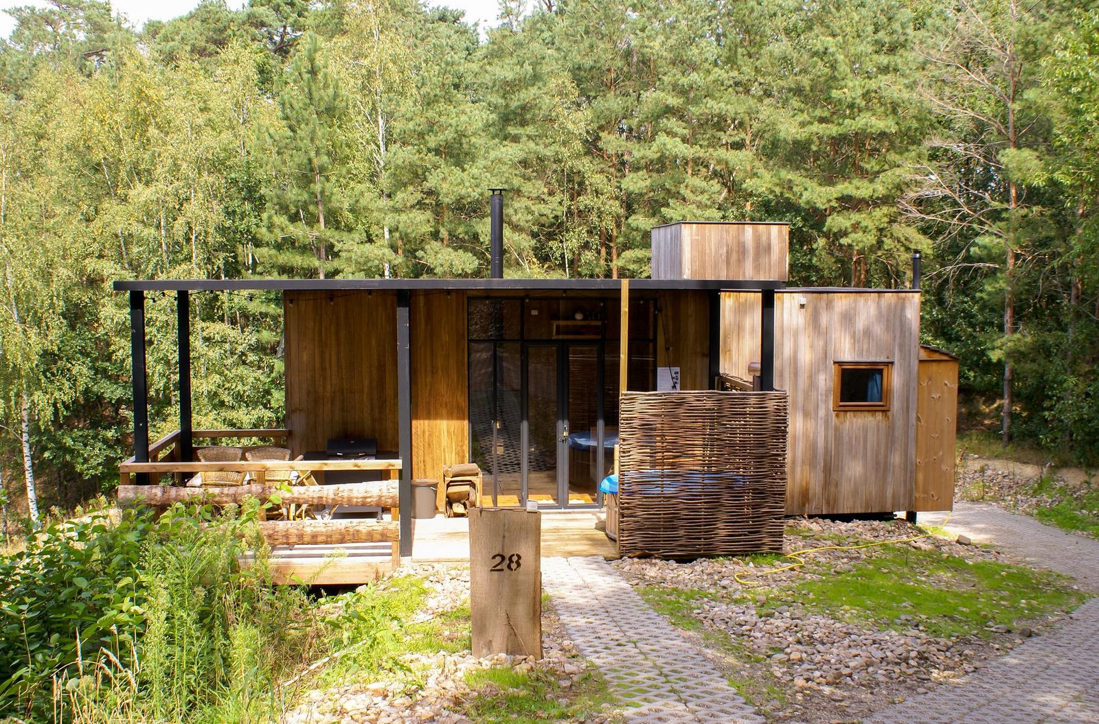 Watercabin with hot tub