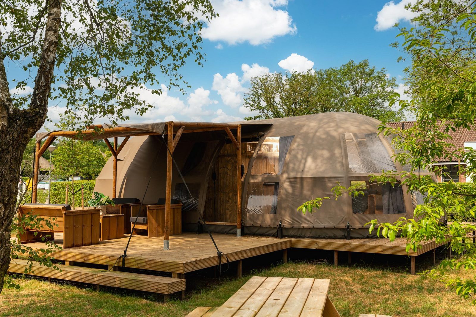 Riverdome mit privaten sanitären Anlagen | 4 Personen