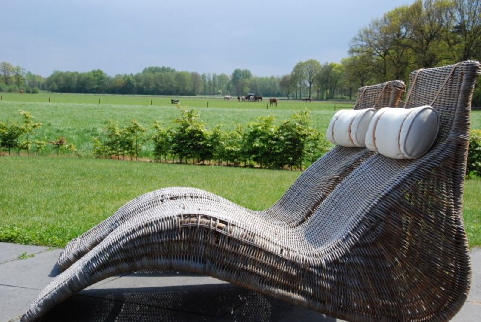 Vergezicht groot en luxe vakantiehuis in Brabant