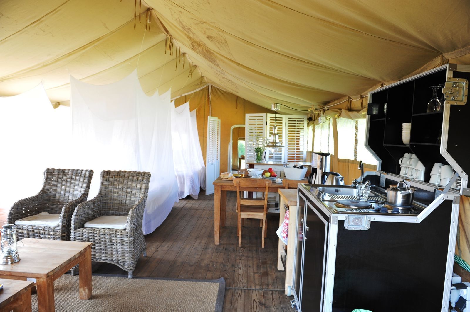 Twentse Buitenleven - Familie lodgetent I luxe kamperen 
