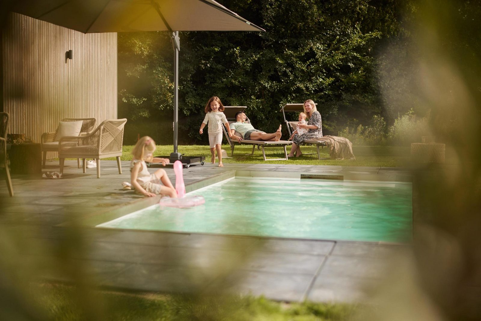 Unbrick One Family  | Infrarot-Sauna und beheizter Pool | 2+4 Pers. 