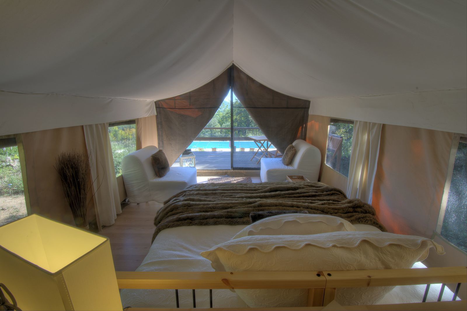 Le Paradis - safaritent Zuid-Frankrijk luxe kamperen