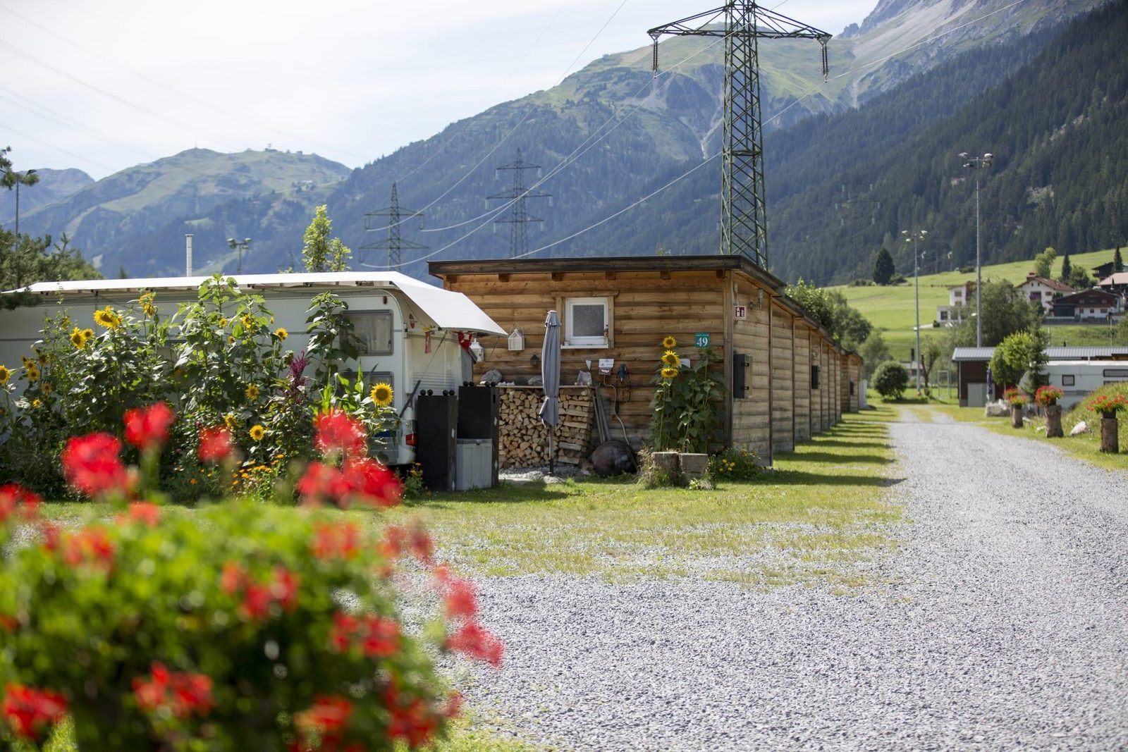 Kampeerplaats Arlberg (incl. privé sanitair)