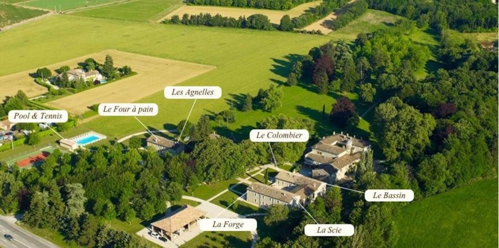 Domaine de Valence - Le Colombier luxe vakantievilla met zwembad in Frankrijk
