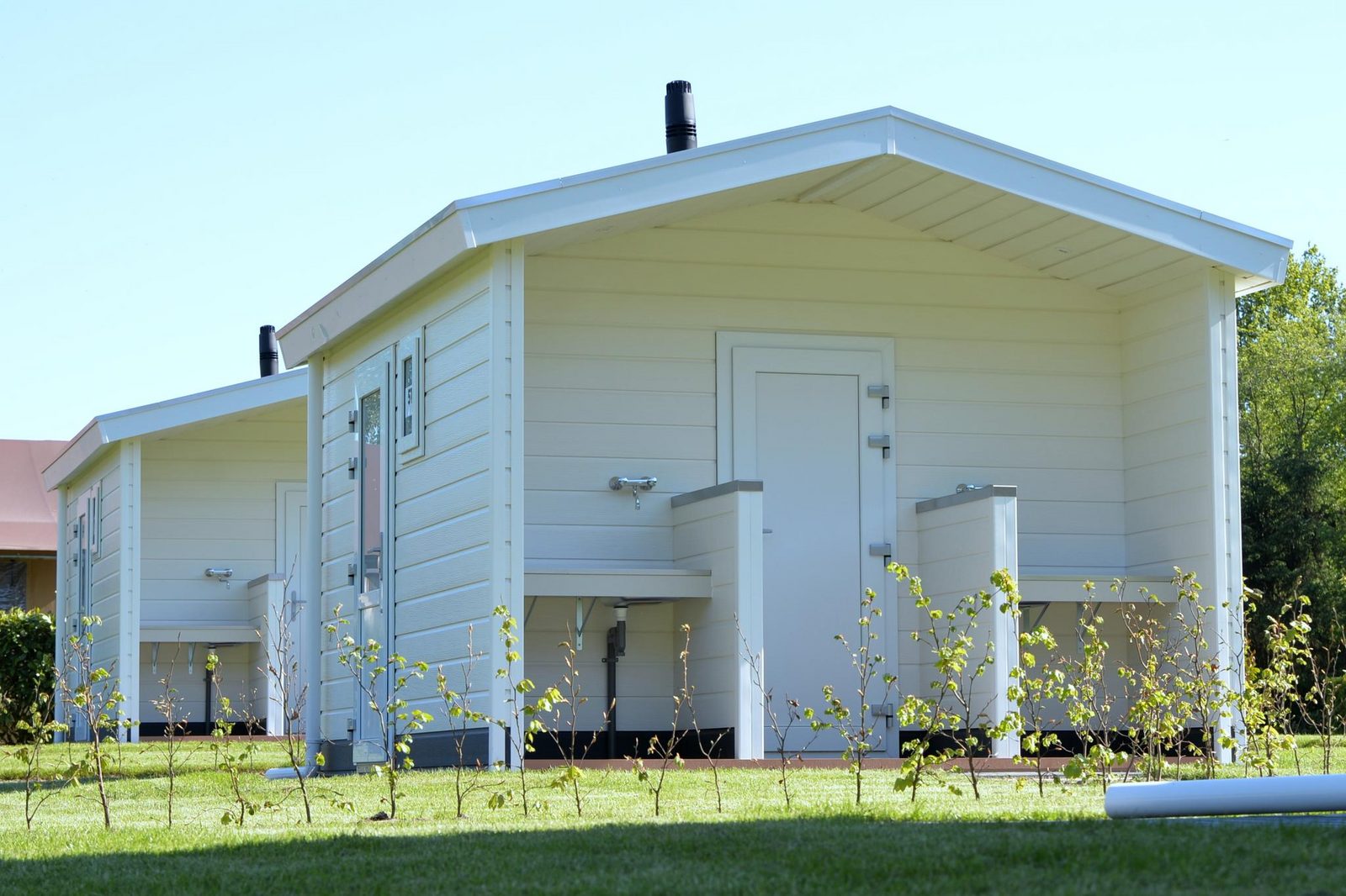 Kampeerplaats met privé- sanitair