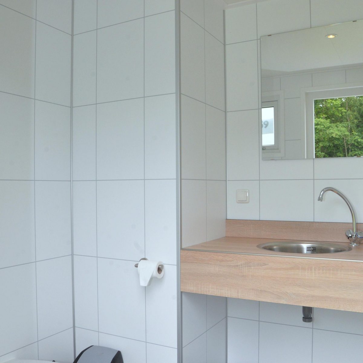 Kampeerplaats met privé- sanitair