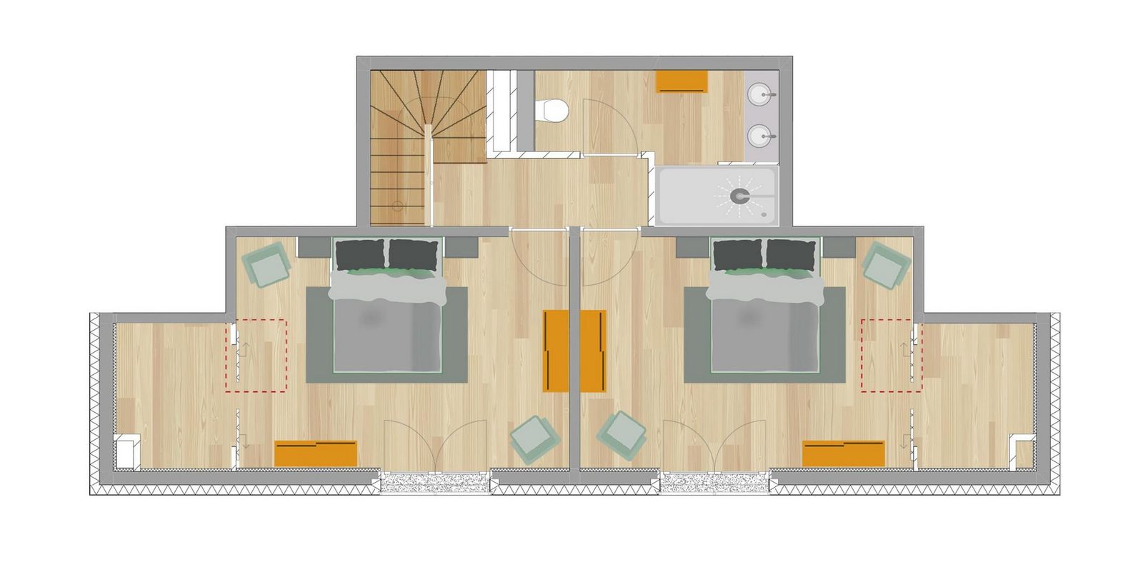3-kamer appartement (duplex) | 4/5 personen, Méri-Bellecombe 502