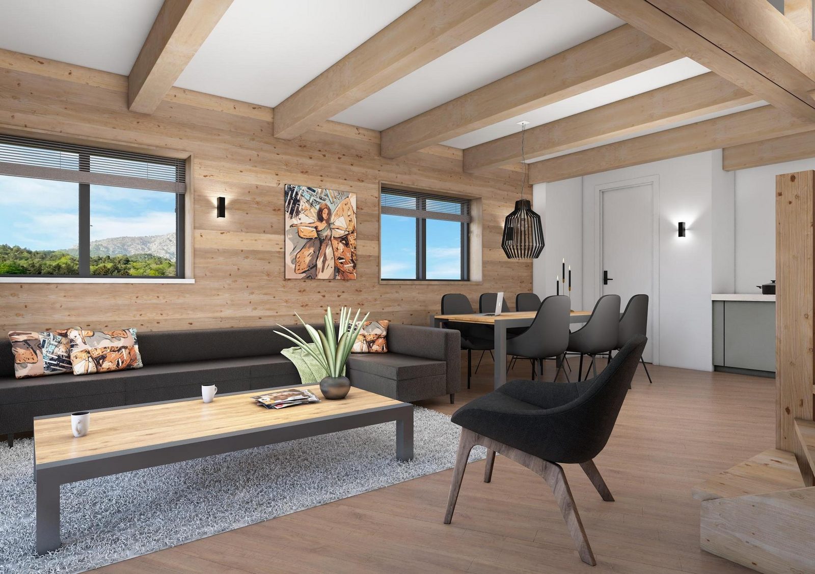 Two nature chalets for 6