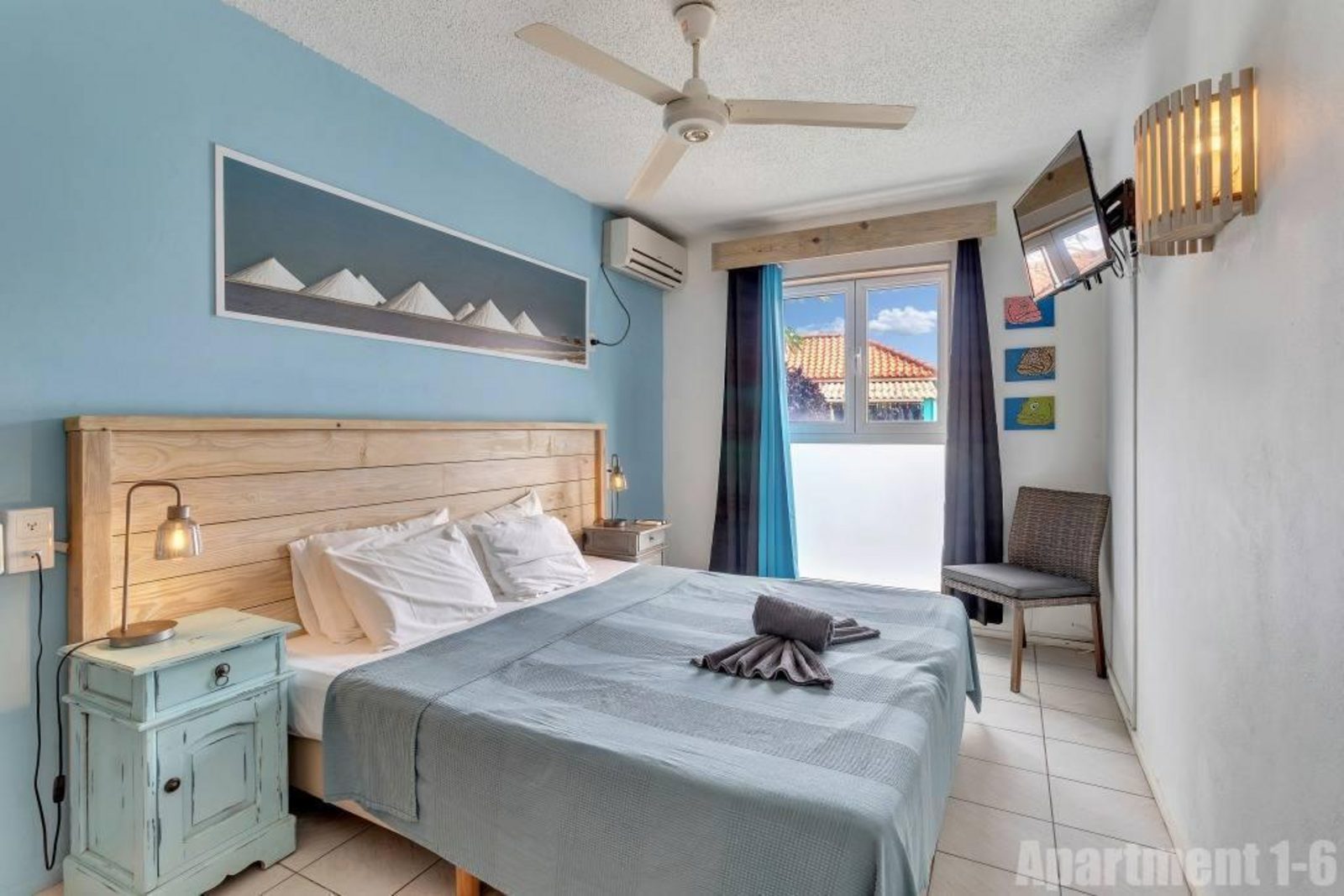 Bonaire Oceanfront 1-slaapkamer begane grond
