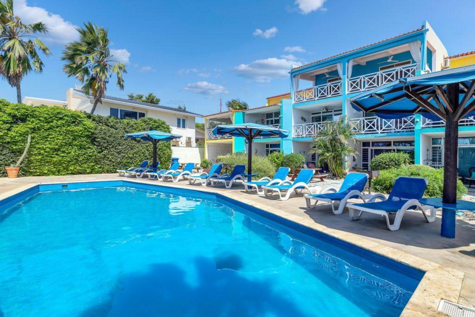 Bonaire Oceanfront 1-slaapkamer begane grond