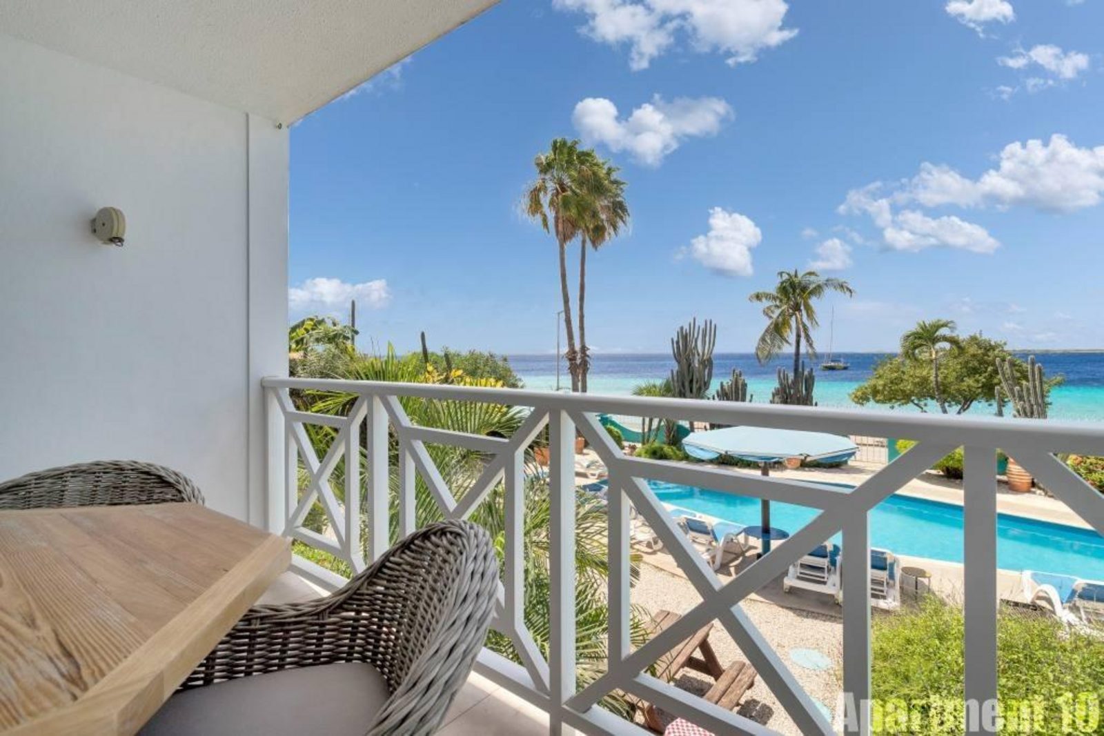 Bonaire Oceanfront One Bedroom Second Floor - Ocean View