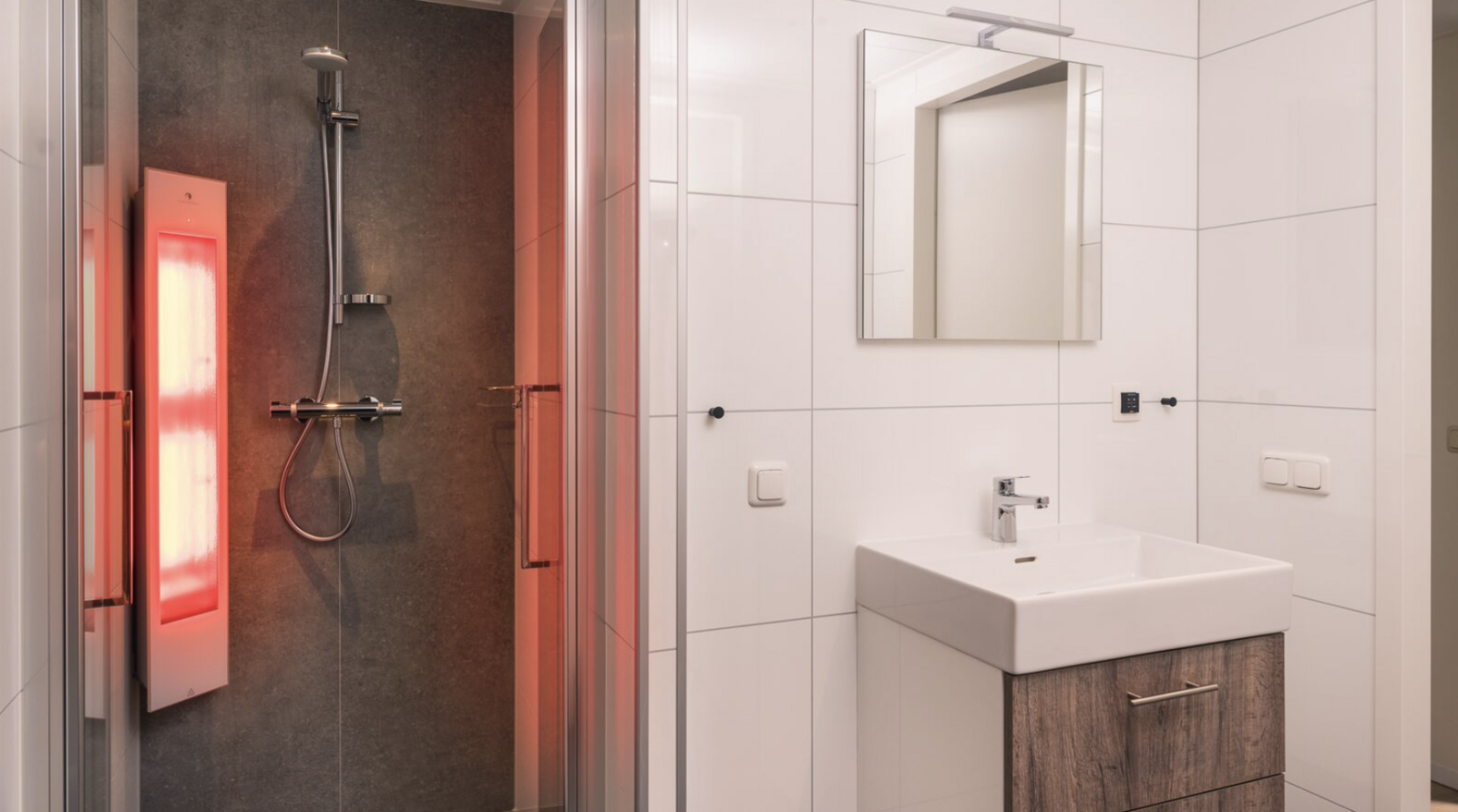 Kubus Lodge met infrarood cabine