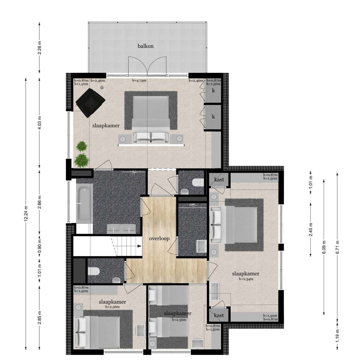 Meervilla Deluxe- 8 personen 