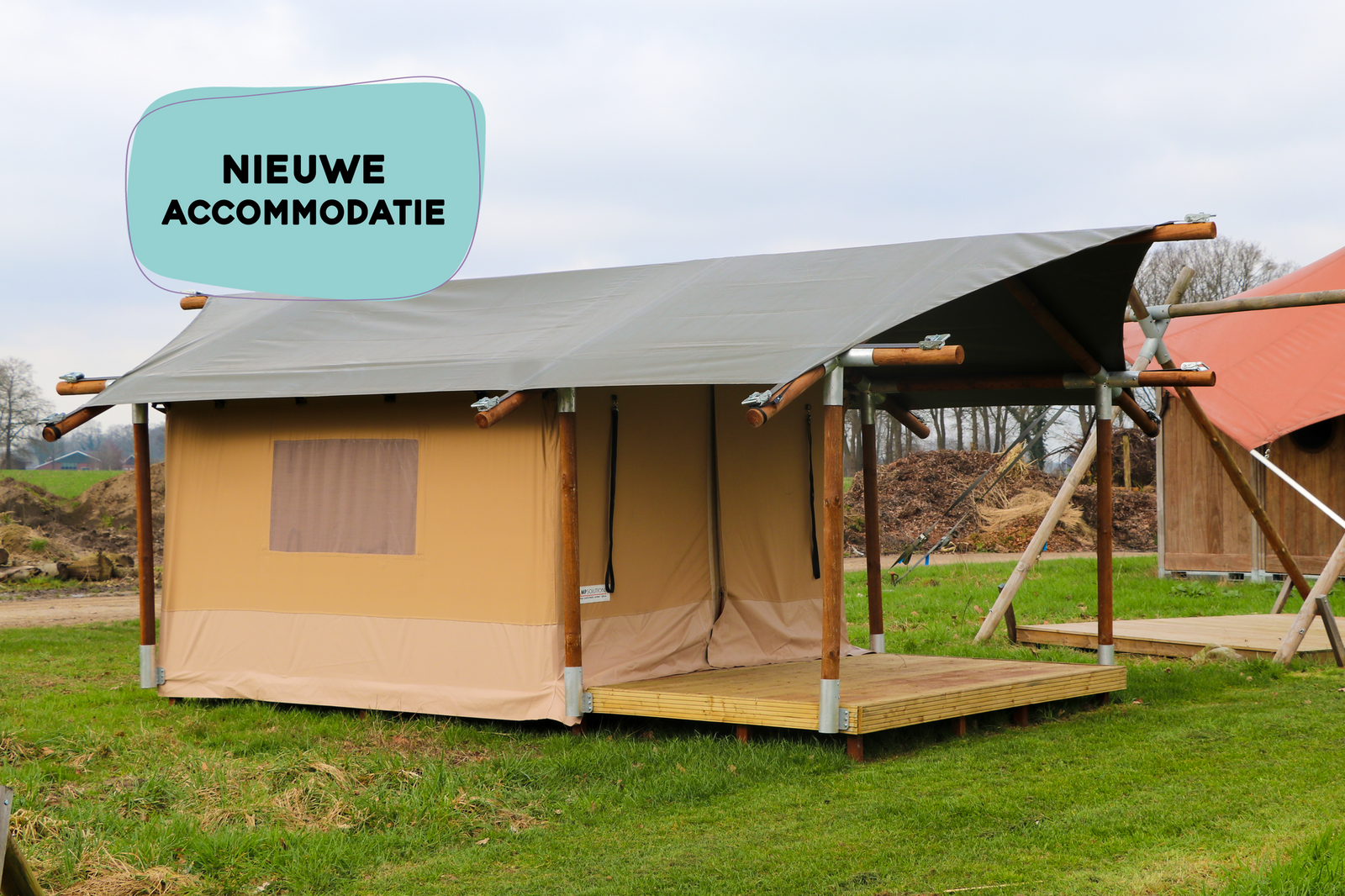 Pop-up glamping: Buurman's Awajitentje | 2-6 personen