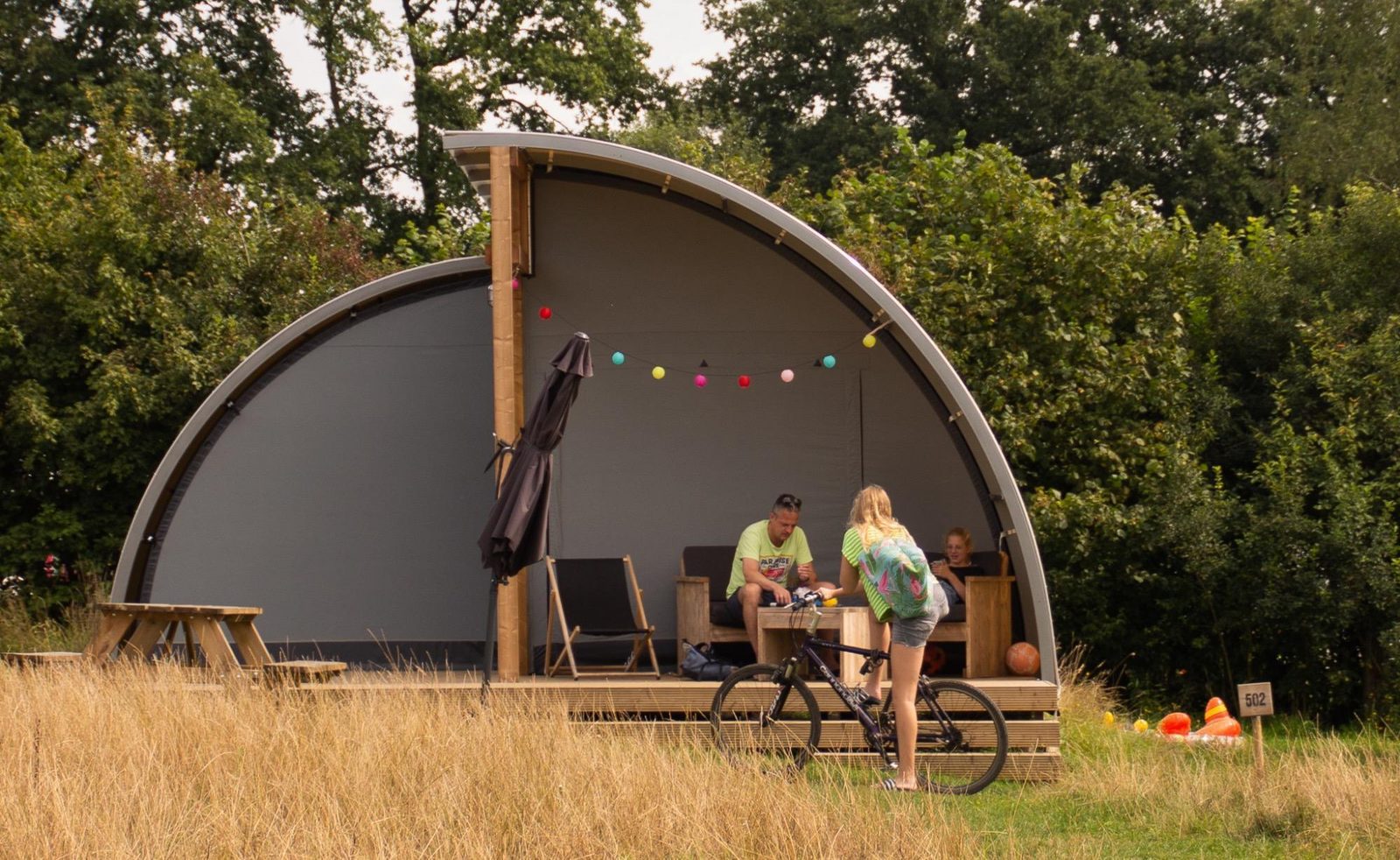 Panorama Lodge met privé sanitair | 7 personen