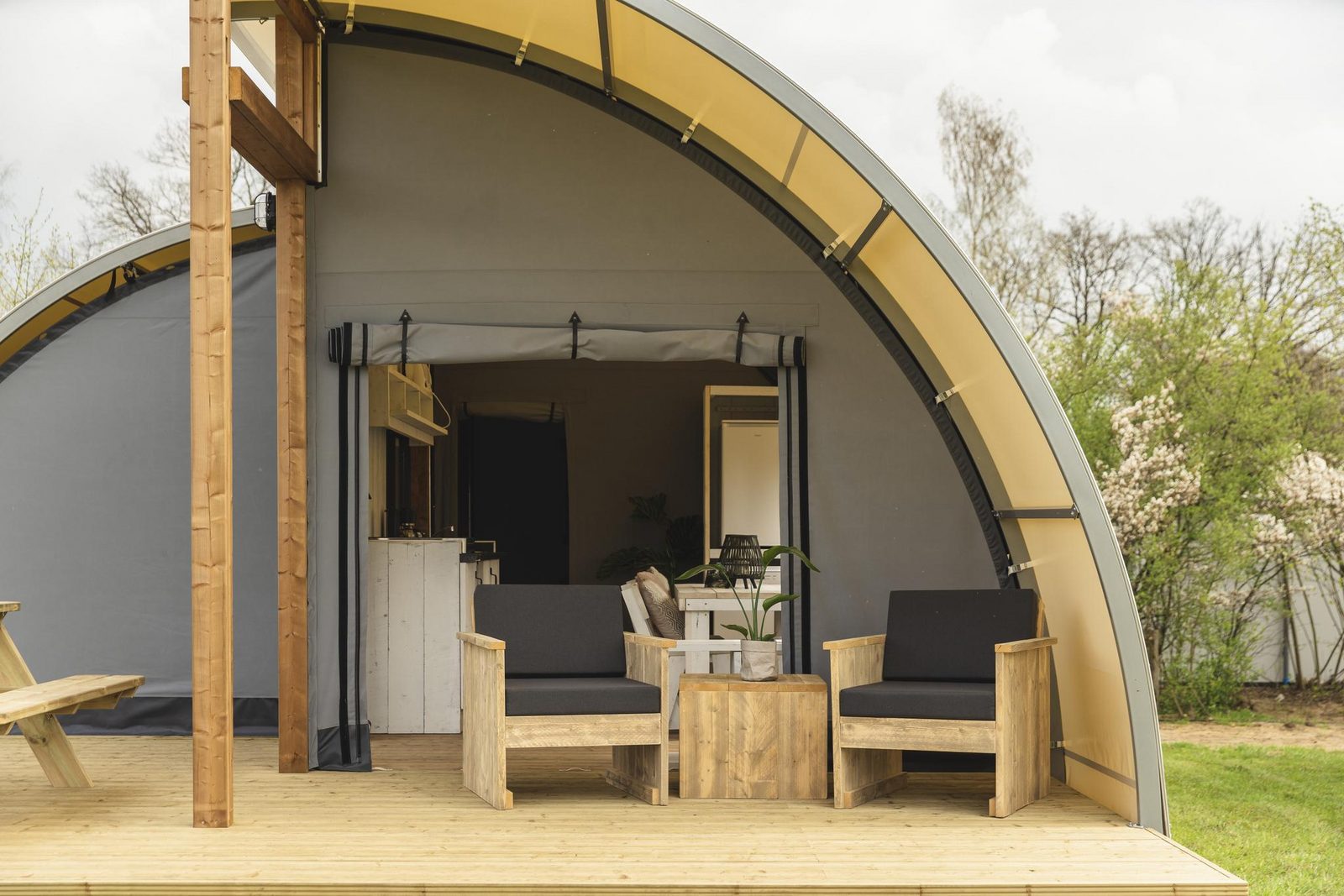 Panorama Lodge met privé sanitair | 7 personen