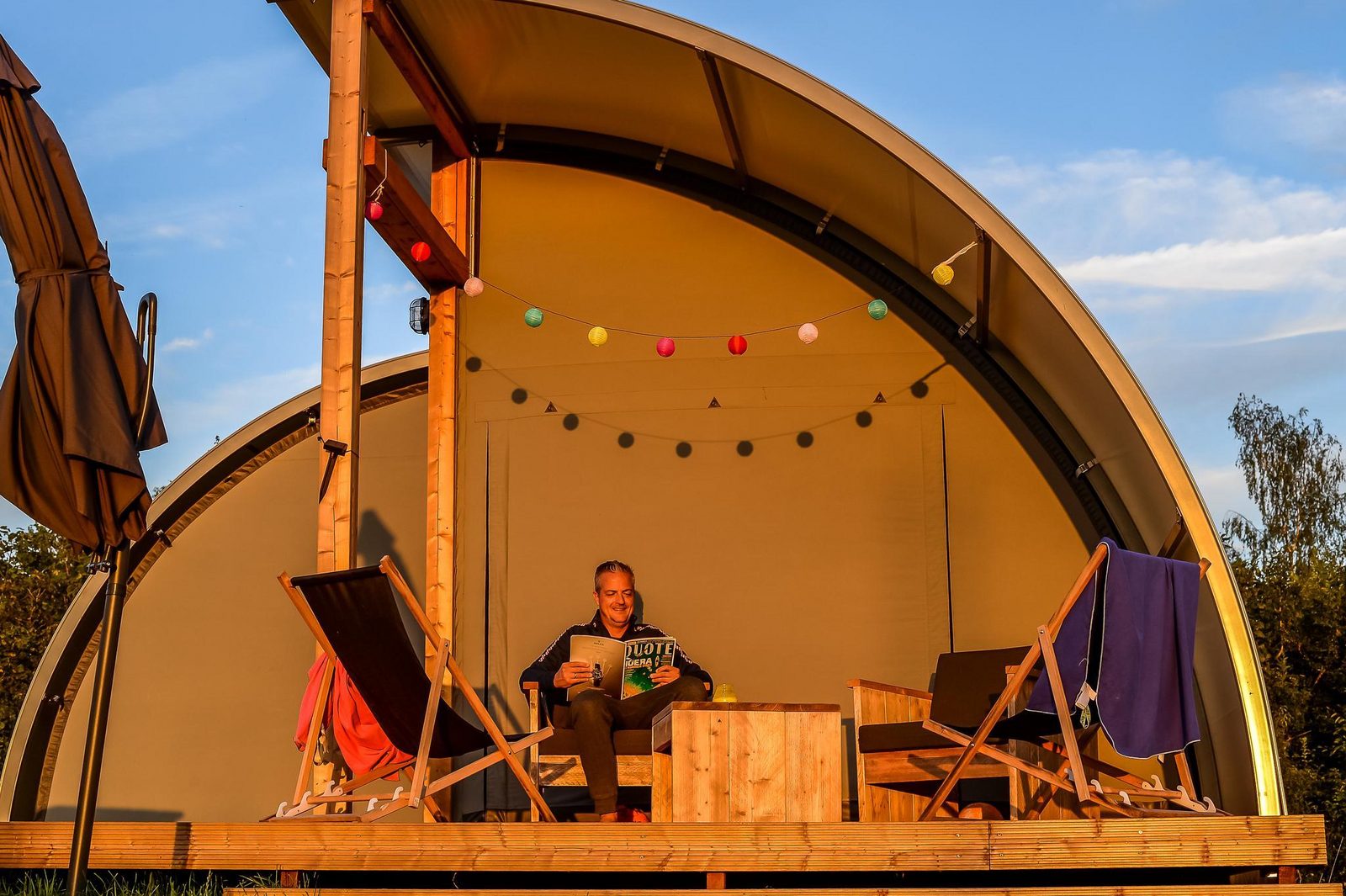 Panorama Lodge met privé sanitair | 7 personen
