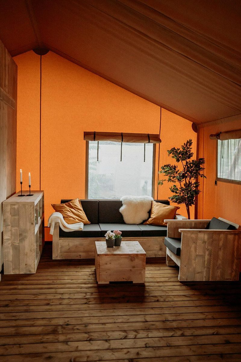 Safaritent met privé sanitair | 7 personen