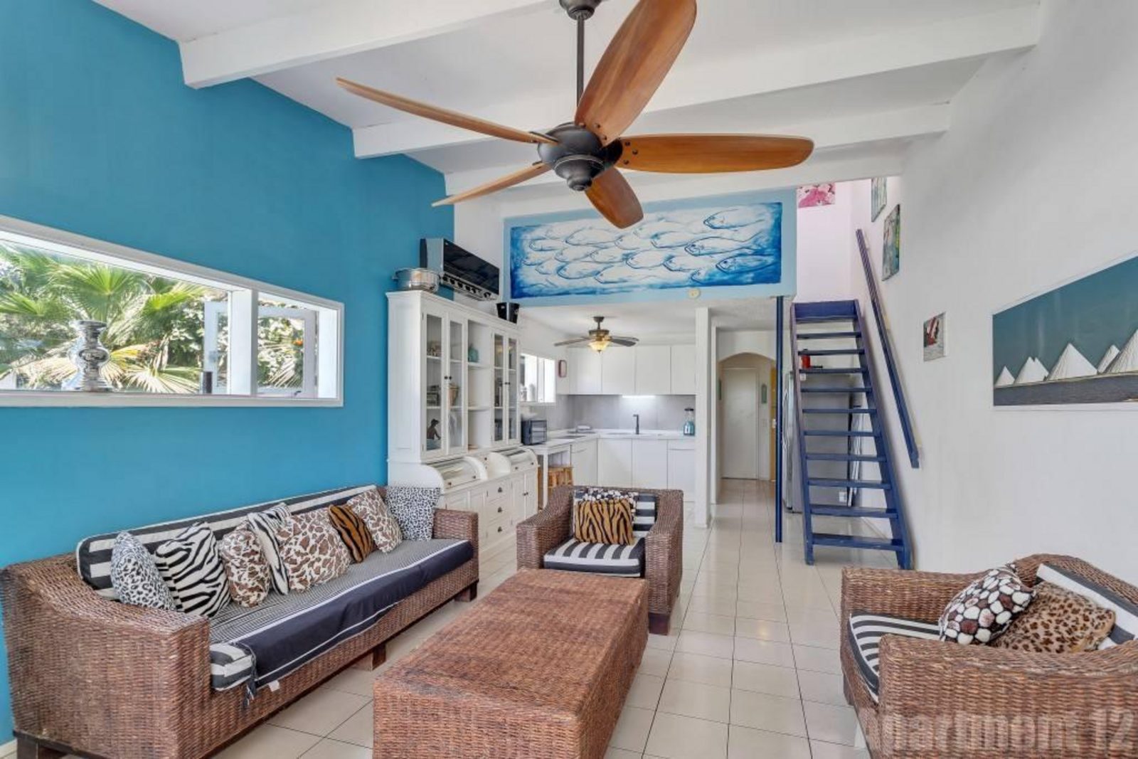 Bonaire Oceanfront 2-bedroom Apartment