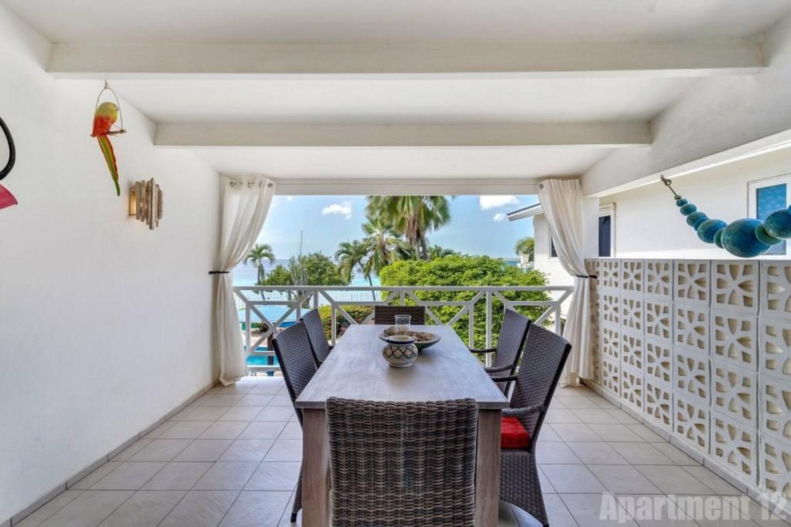 Bonaire Oceanfront 2-bedroom Apartment