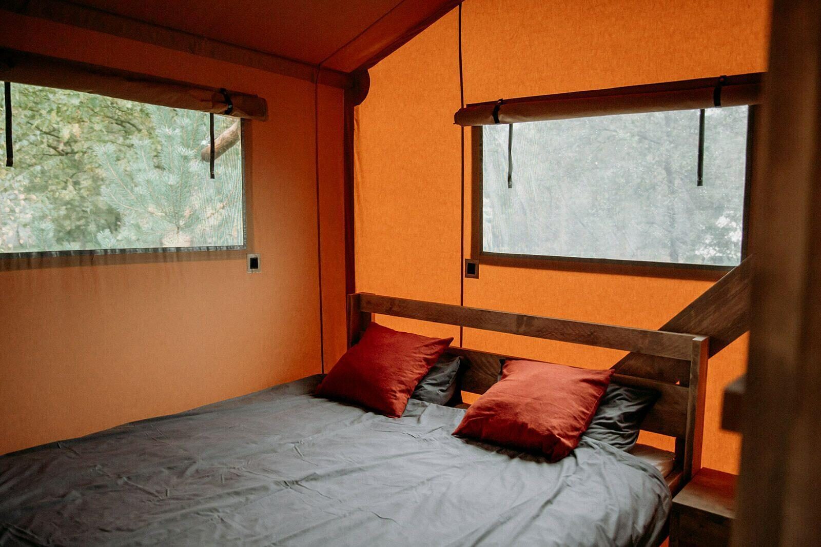 Groepsaccommodatie (6x luxe glampingtent) I 32 personen
