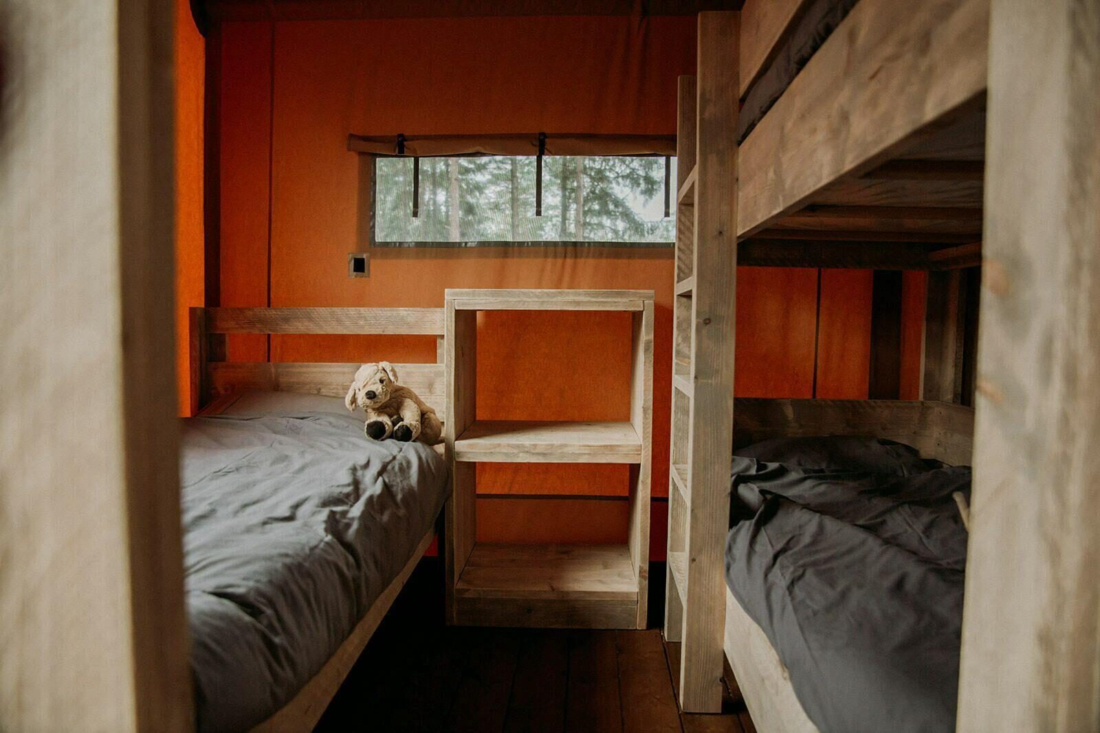 Groepsaccommodatie (6x luxe glampingtent) I 32 personen