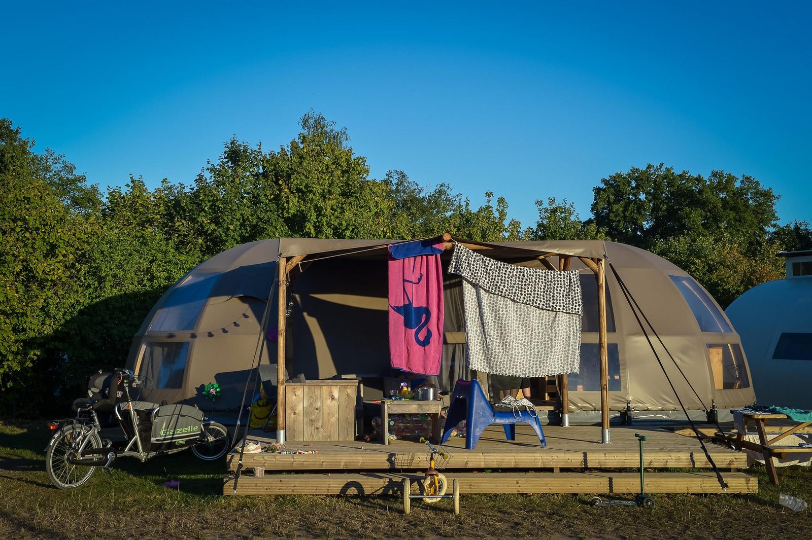 Groepsaccommodatie (6x luxe glampingtent) I 32 personen