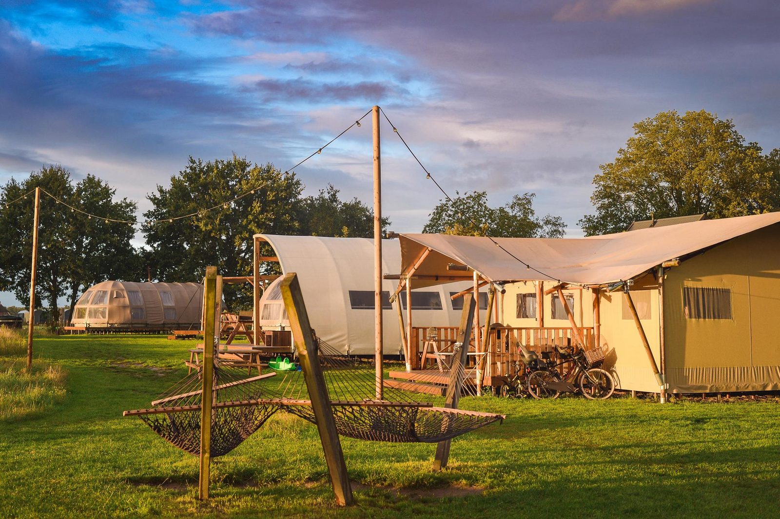 Groepsaccommodatie (6x luxe glampingtent) I 32 personen