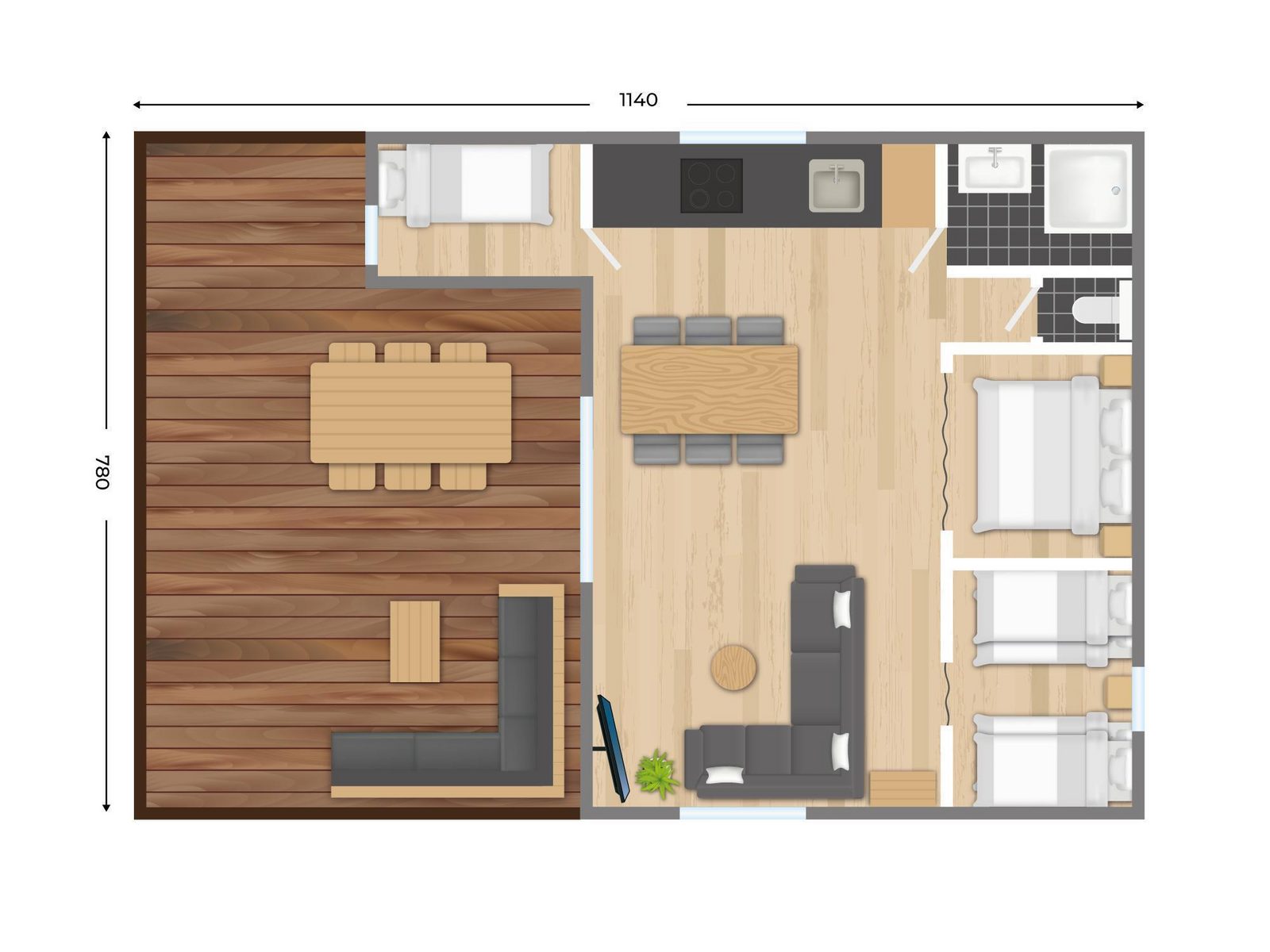 Rheezerlodge DeLuxe laag