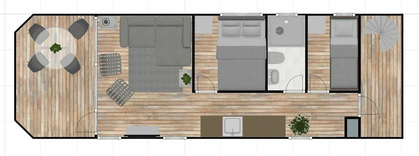 Havenlodge 4-6 pers Lelystad