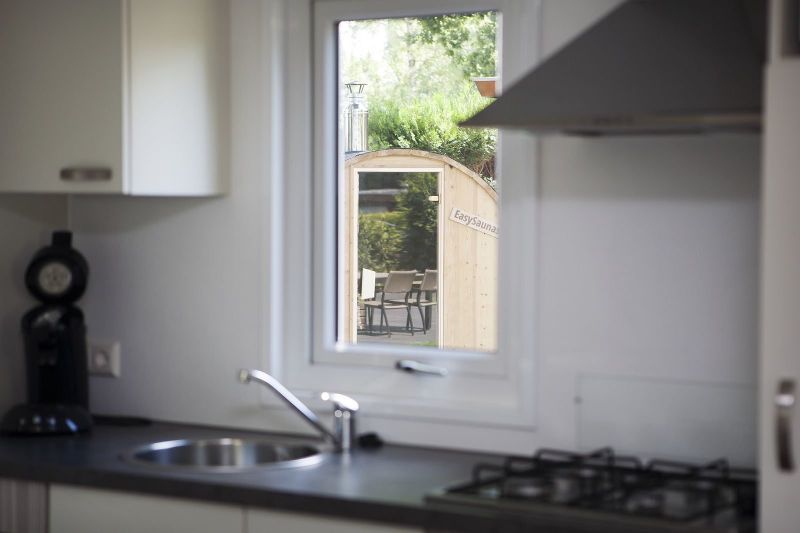 Veluwe lodge for four people with private sauna