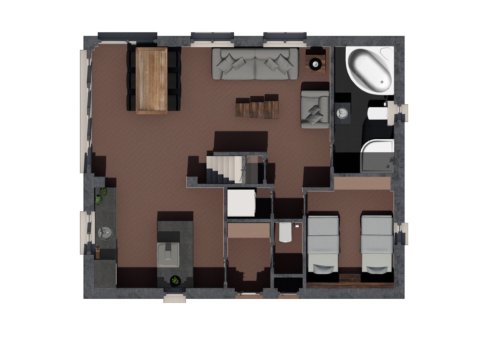 Comfort Farmhouse with Whirlpool | 4-6 Pers.