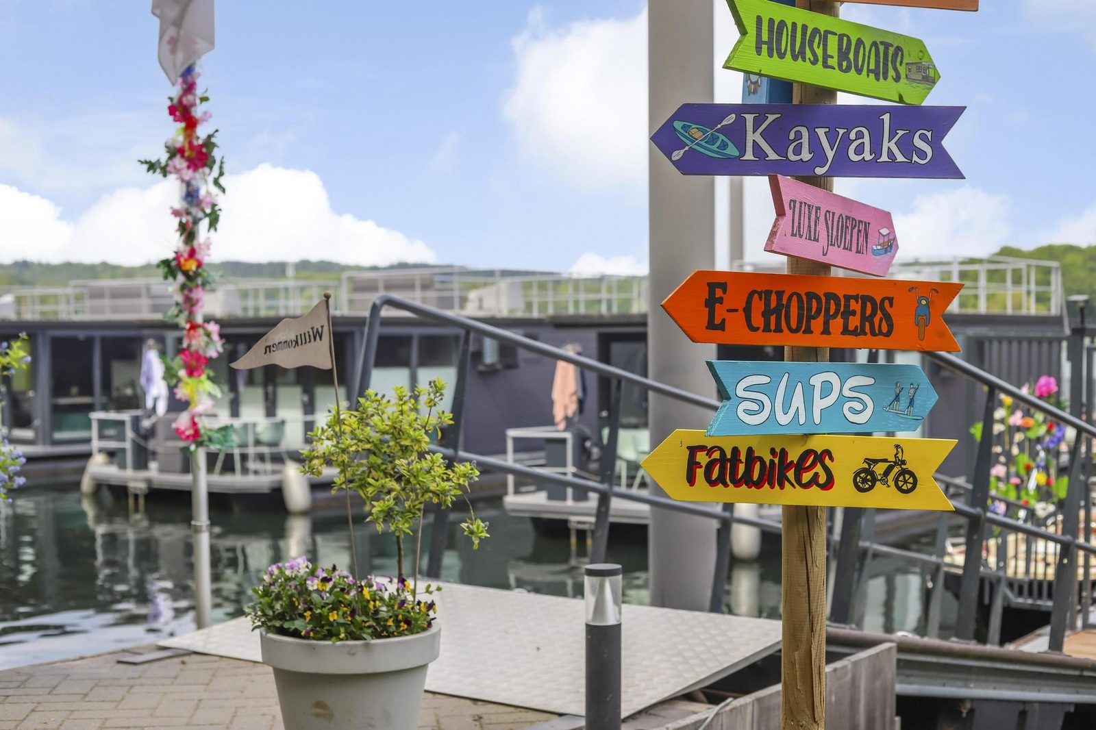 Houseboat Marina Mookerplas 4-6 persons (without roof terrace)