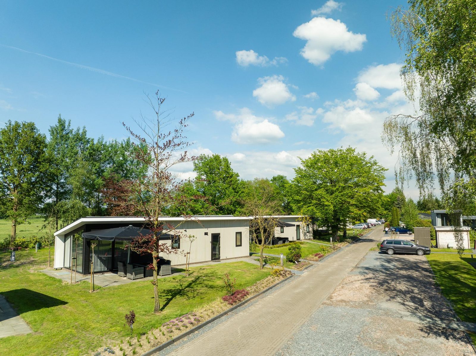 Bos Lodge met privé sauna - 4 personen