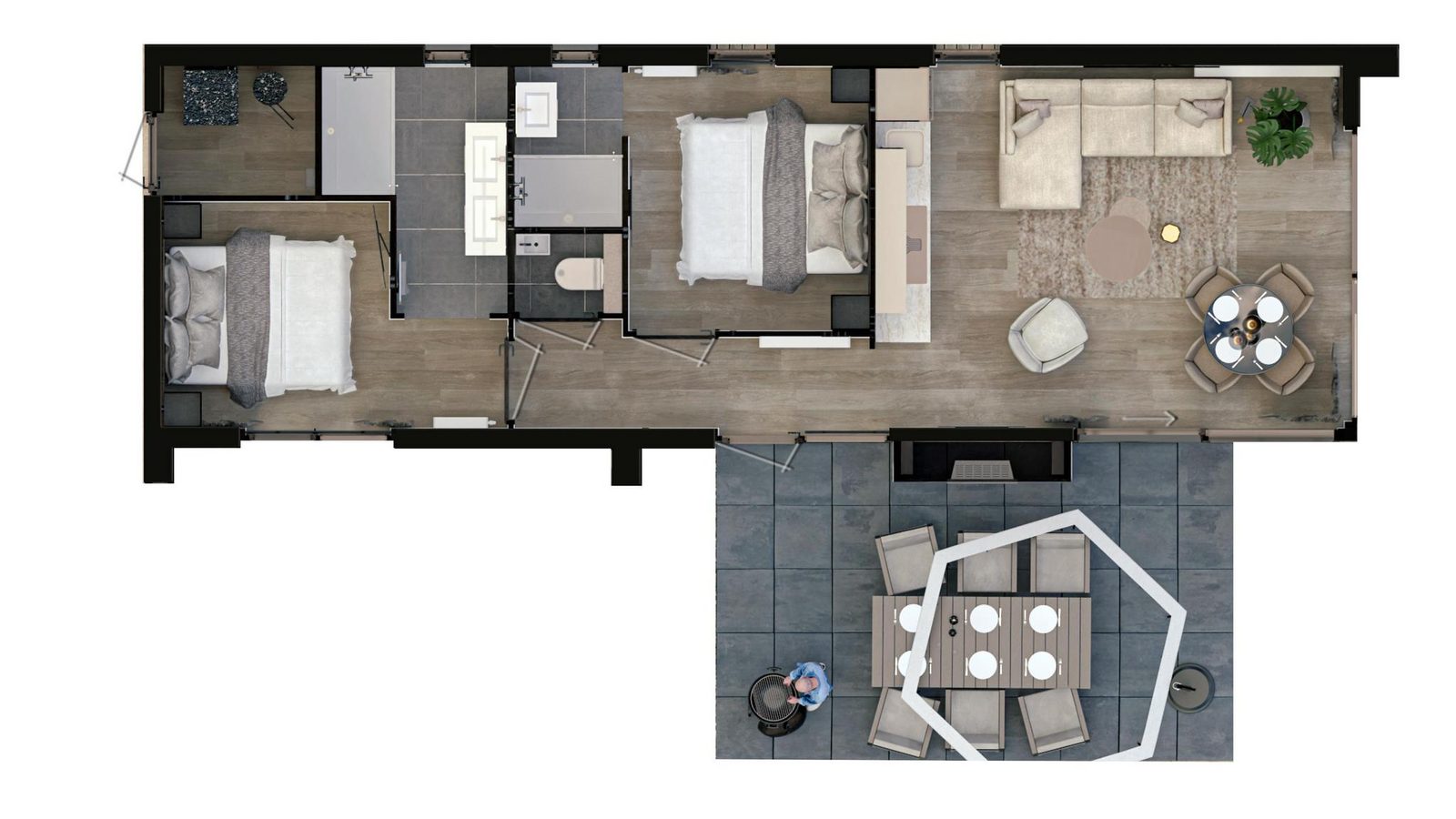 Villa Bloomingdale Luxe | 4 Pers.