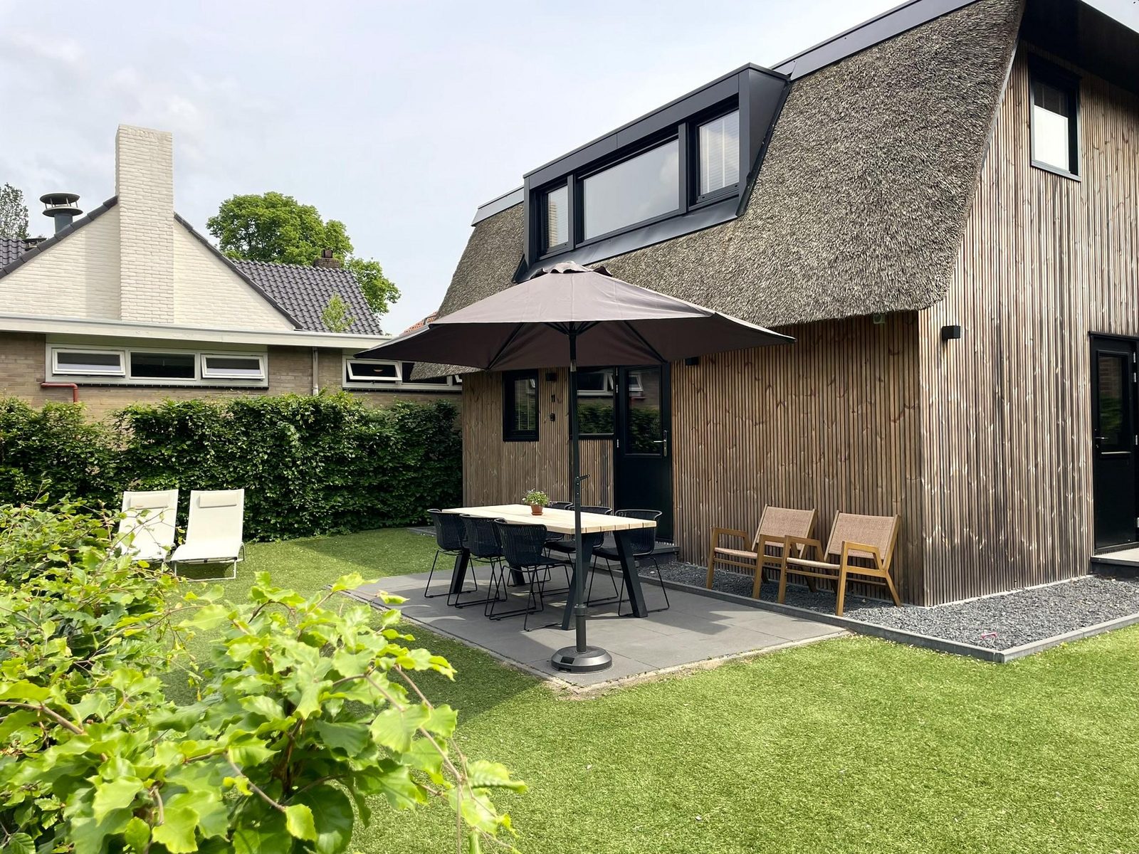 Dünenlodge für 6 Personen mit Ladestation & extra Parkplatz