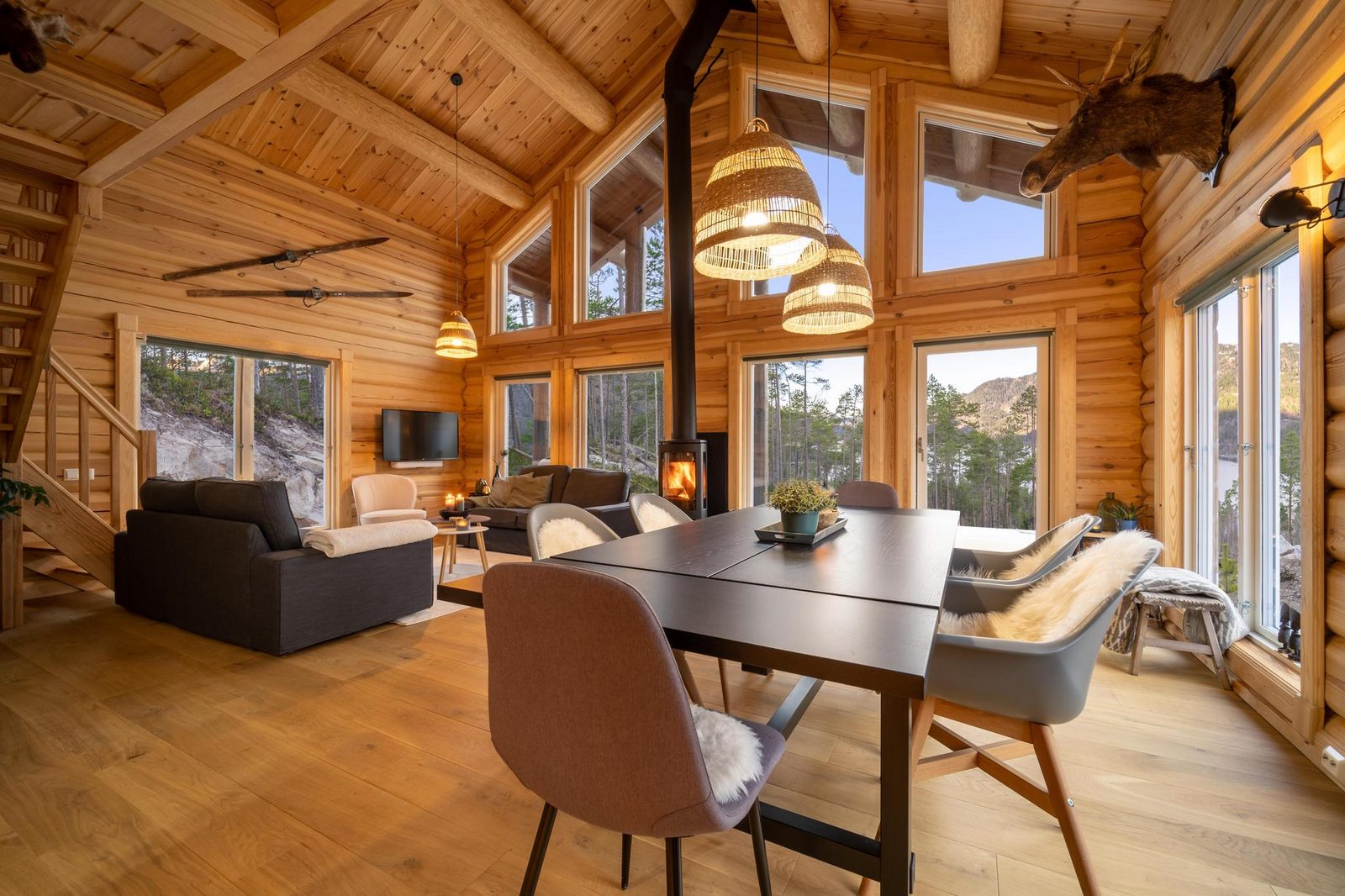 Moose Lodge | 6p | Mit Sauna & Blick aufs Wasser