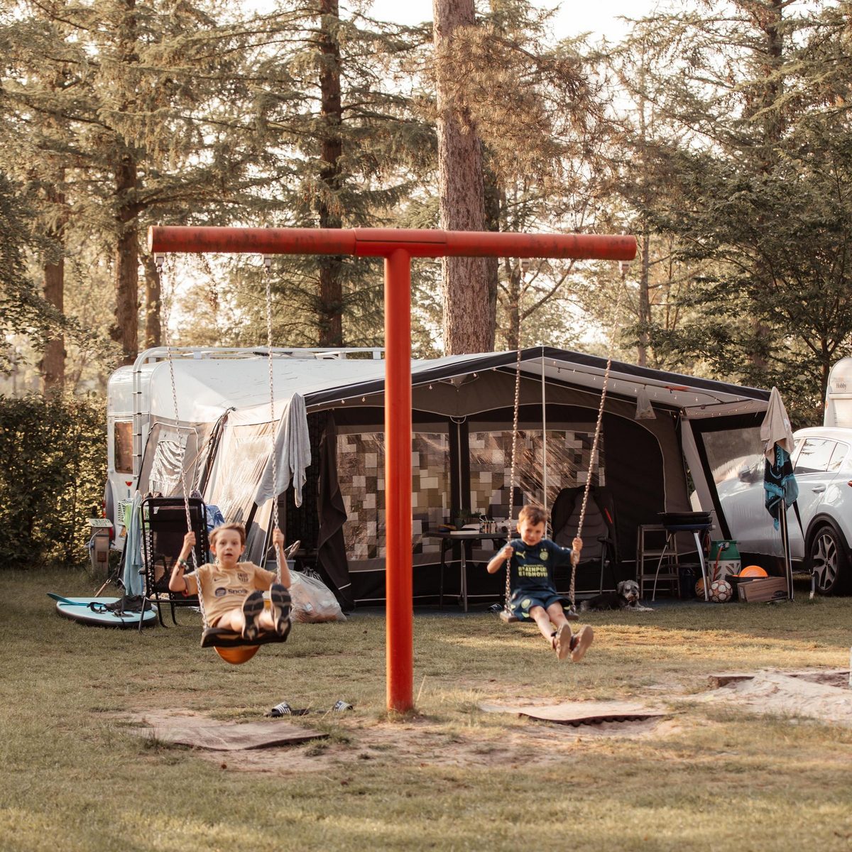 Comfort kampeerplaats