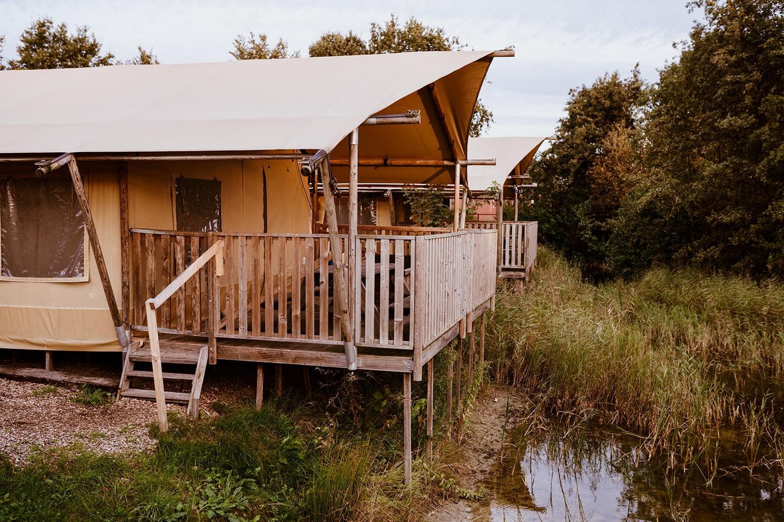 6-person glamping tent