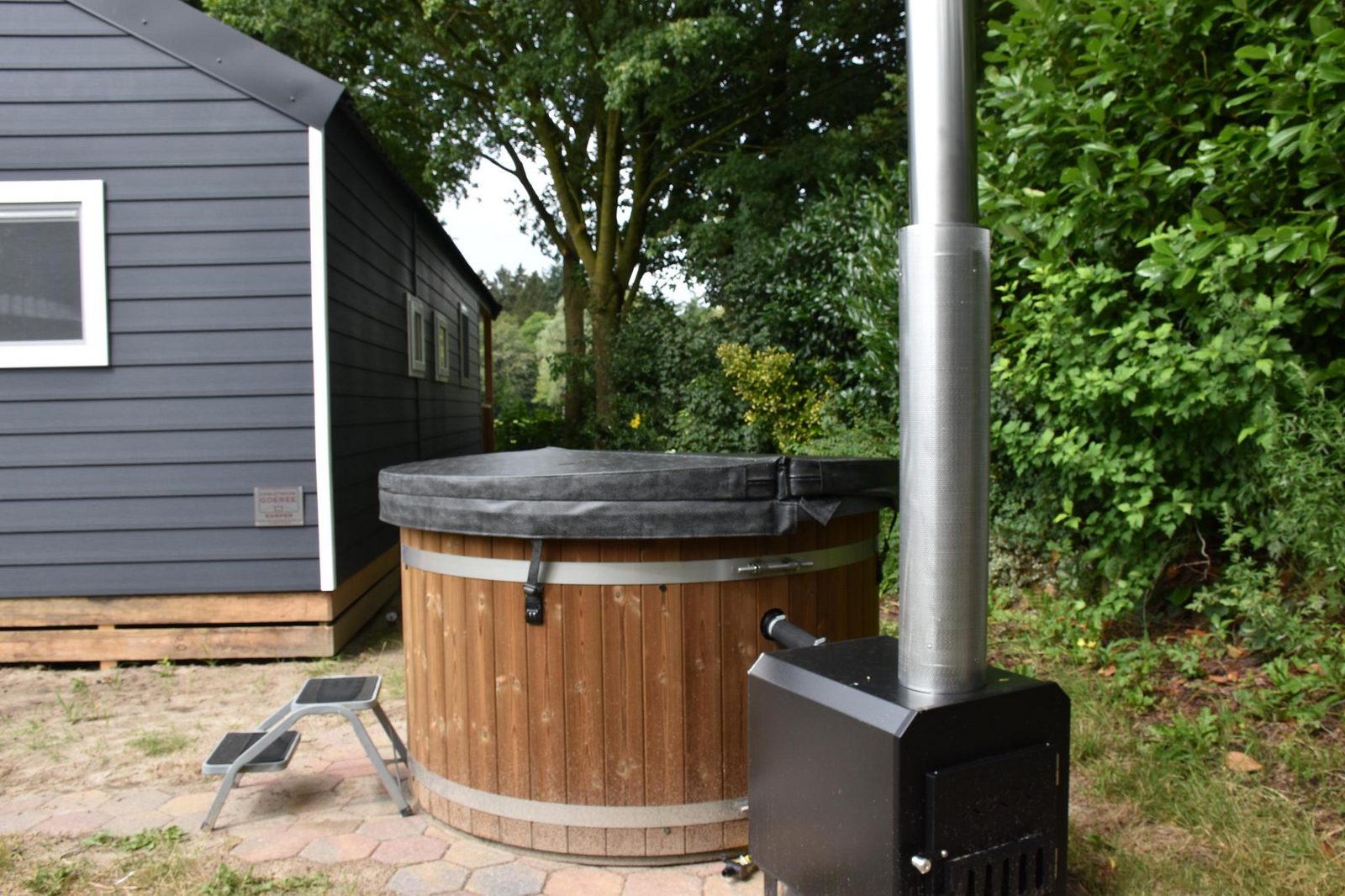 Strandchalet met hottub
