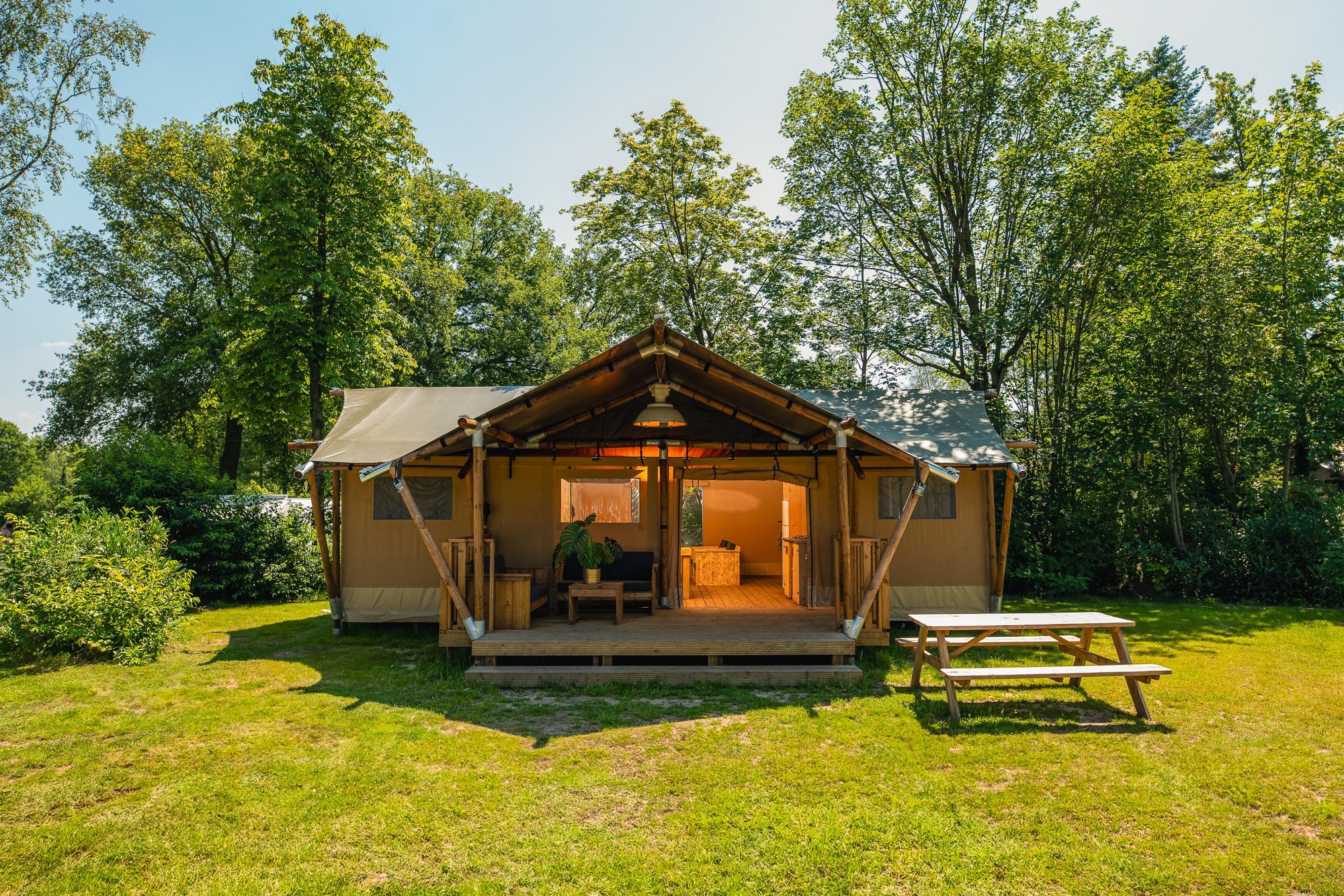Tenda safari con servizi igienici privati | 8 persone
