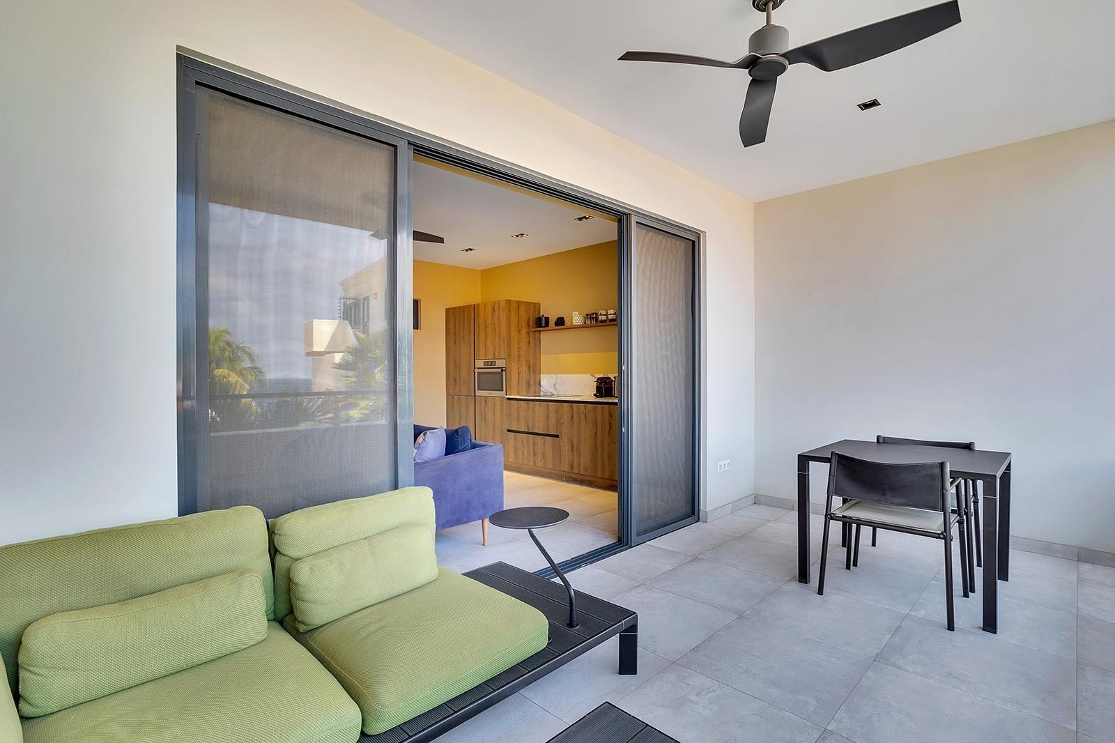 1-bedroom apartment with partial ocean views