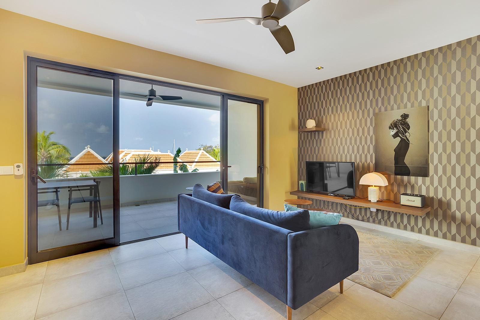 1-bedroom apartment with partial ocean views