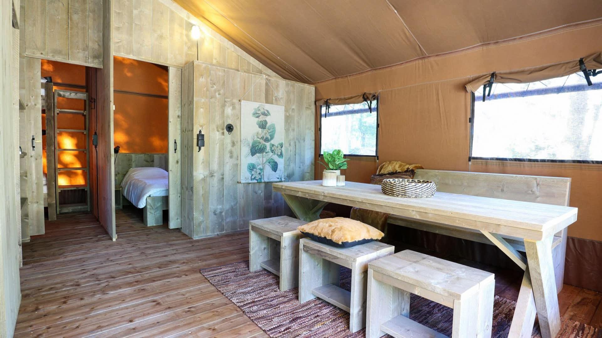 Accommodatie Enkhuizer Strand - Glampingtent - Lodgetent 5 - 7