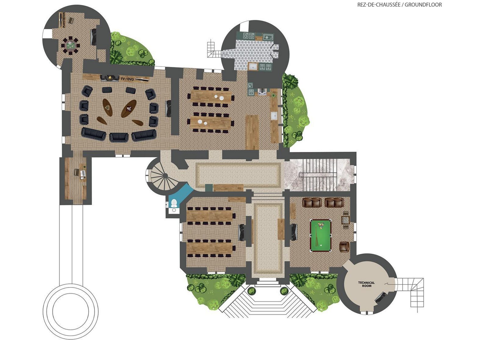 Chateau de Burnand - nieuw in 2024 kasteel vakantiehuis